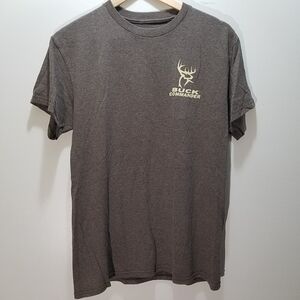 Buck Commander Medium Deer Hunting Outdoor Men's Brown Graphic T-Shirt